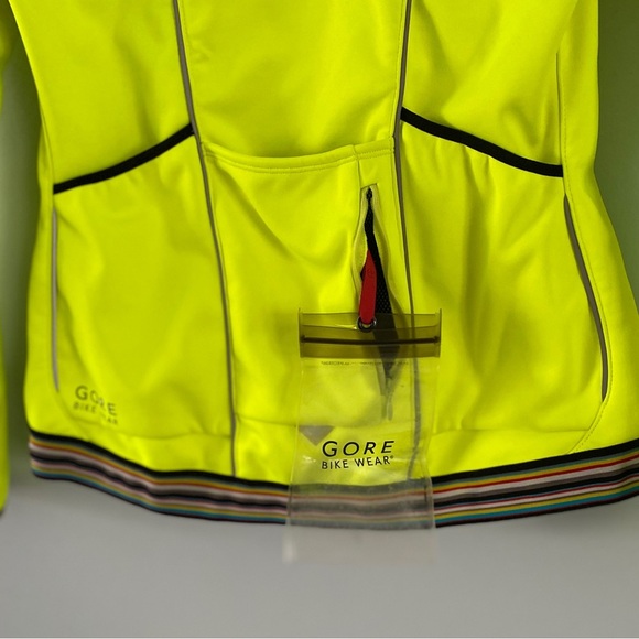 The GORE Bike Wear Windstopper Jacket Men's Cycling Full Zip Size Small S - Picture 10 of 15